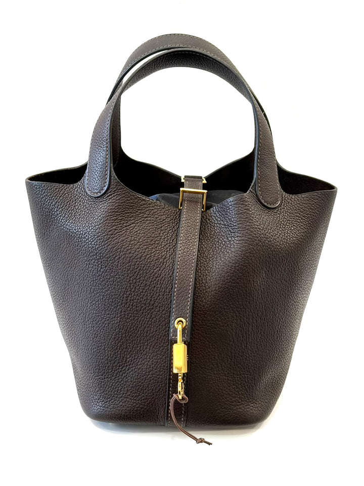 HERMÈS BARENIA FAUBOURG PICOTIN LOCK 18 PM TOTE BAG