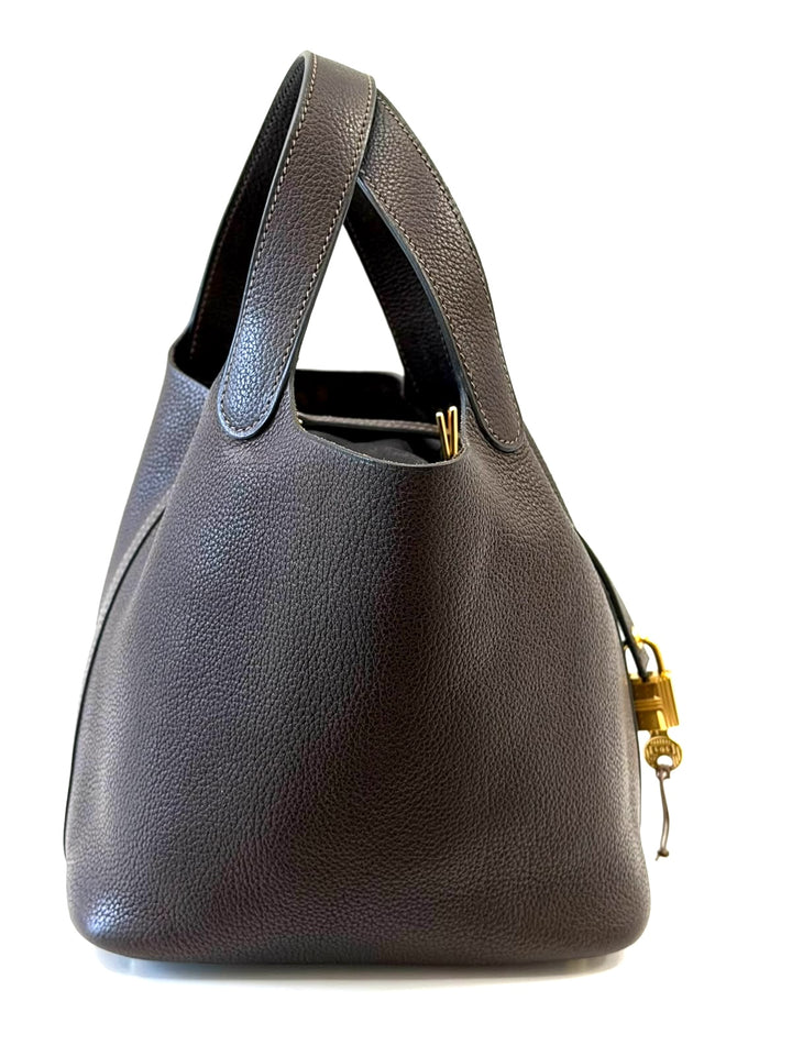 HERMÈS BARENIA FAUBOURG PICOTIN LOCK 18 PM TOTE BAG