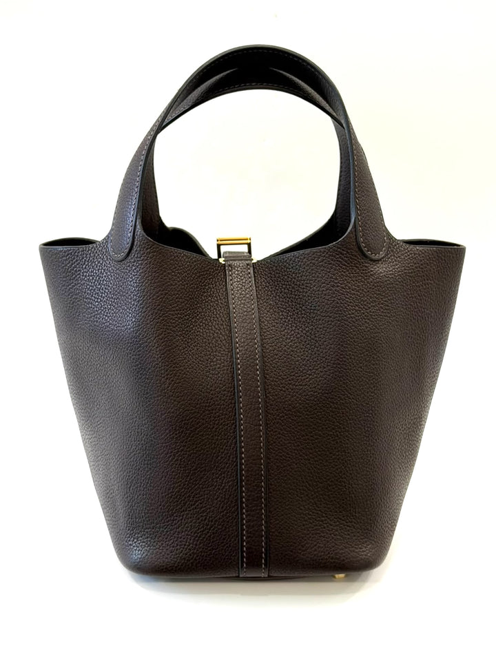 HERMÈS BARENIA FAUBOURG PICOTIN LOCK 18 PM TOTE BAG