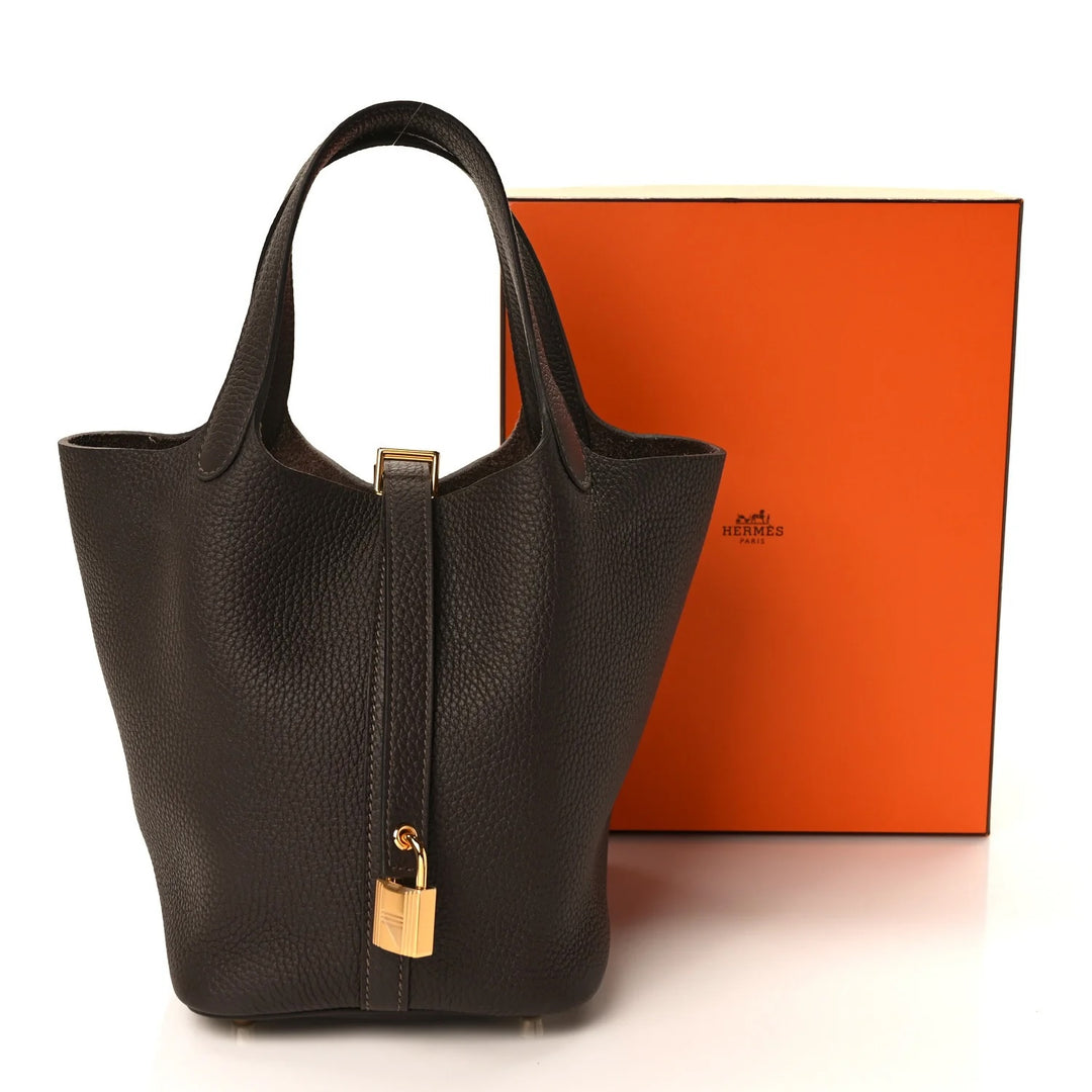 HERMÈS BARENIA FAUBOURG PICOTIN LOCK 18 PM TOTE BAG
