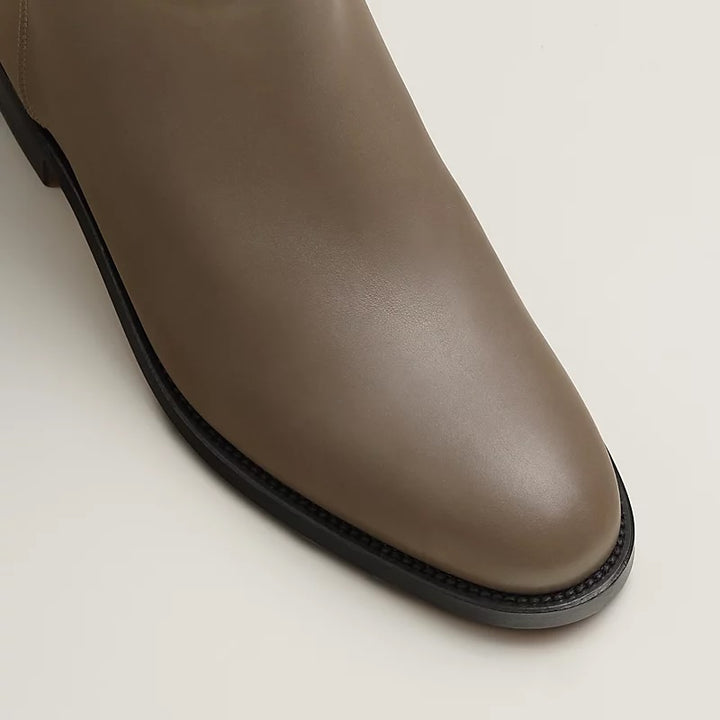 HERMÈS BOX CALFSKIN LEATHER JUMPING RIDING BOOTS