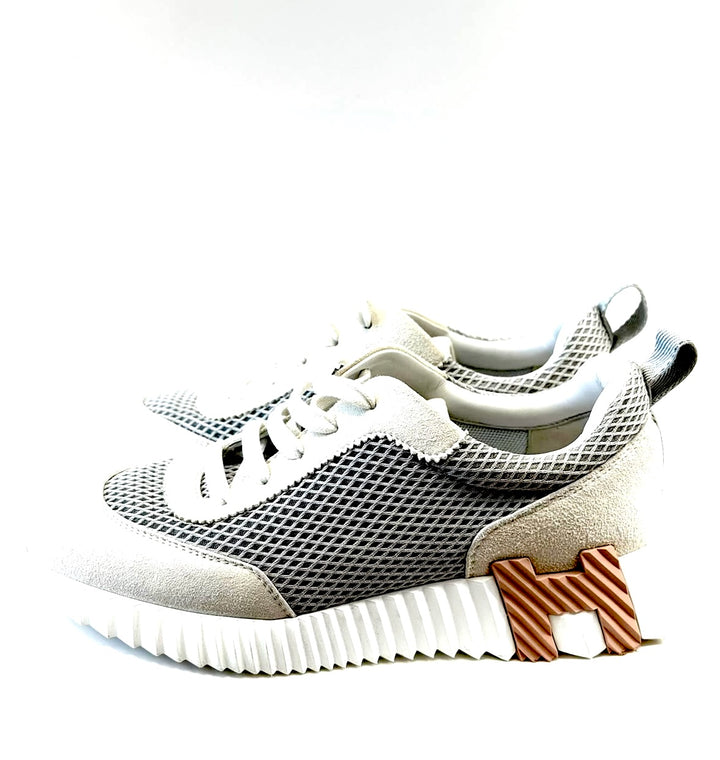 HERMÈS AIR MESH SUEDE GOATSKIN BOUNCING SNEAKERS