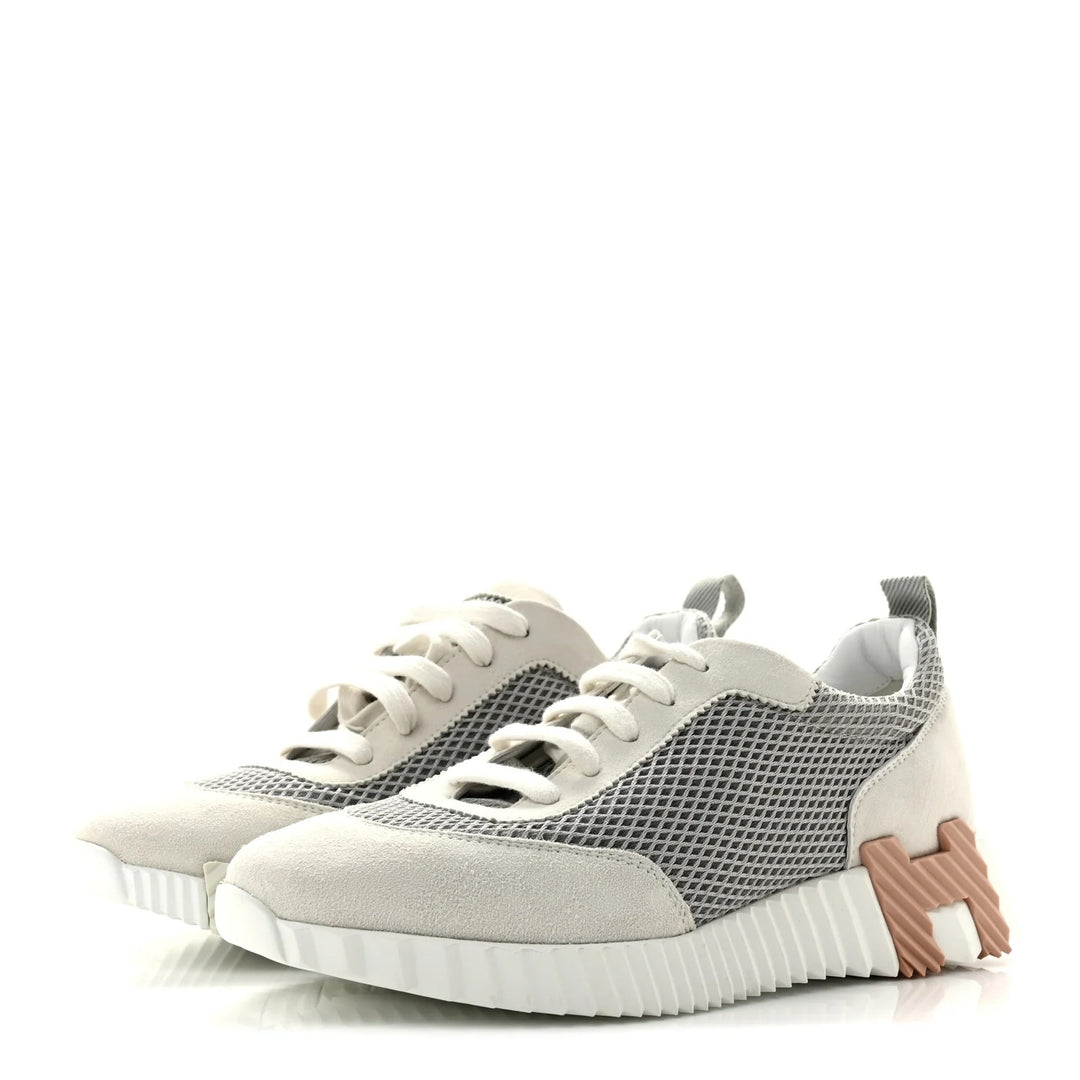 HERMÈS AIR MESH SUEDE GOATSKIN BOUNCING SNEAKERS