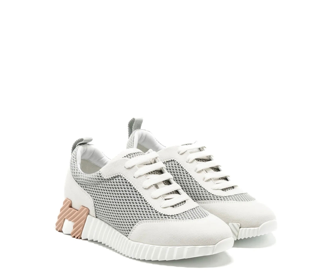 HERMÈS AIR MESH SUEDE GOATSKIN BOUNCING SNEAKERS