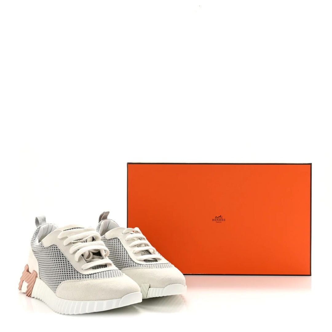 HERMÈS AIR MESH SUEDE GOATSKIN BOUNCING SNEAKERS