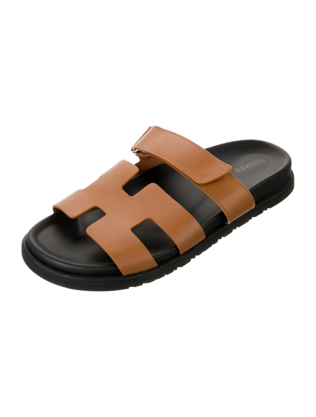 HERMÈS CALFSKIN LEATHER CHYPRE MULES