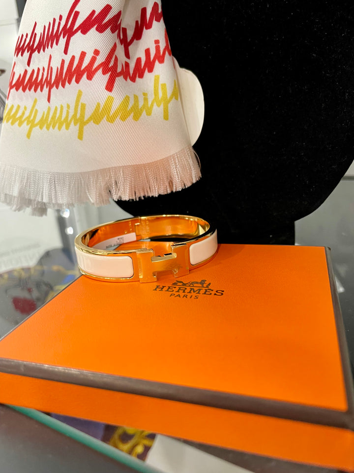 HERMÈS CLIC H BRACELET PM CREAM