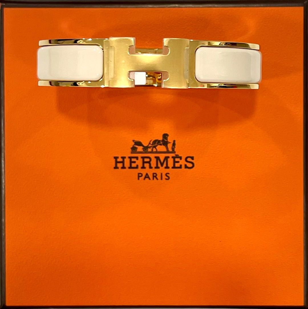 HERMÈS CLIC H BRACELET PM CREAM