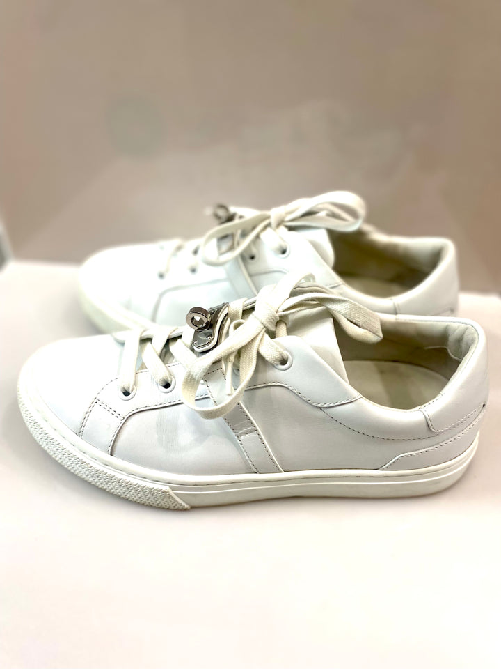 HERMÈS DAY KELLY CALFSKIN LEATHER SNEAKERS