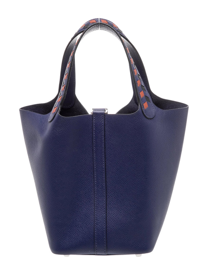 HERMÈS EPSOM LEATHER TRESSAGE PICOTIN LOCK 18 HANDBAG