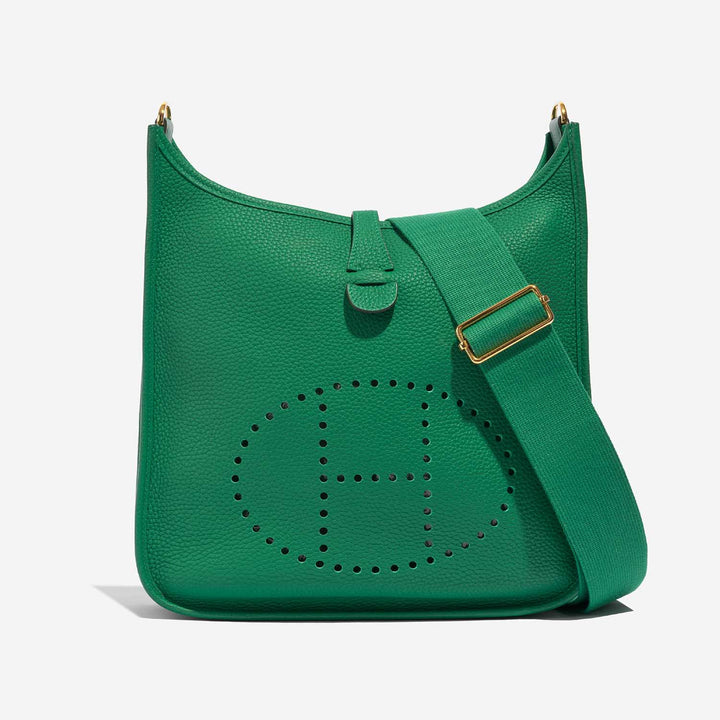 HERMÈS EVELYN 29 III PM MALACHITE EPSOM LEATHER CROSSBODY