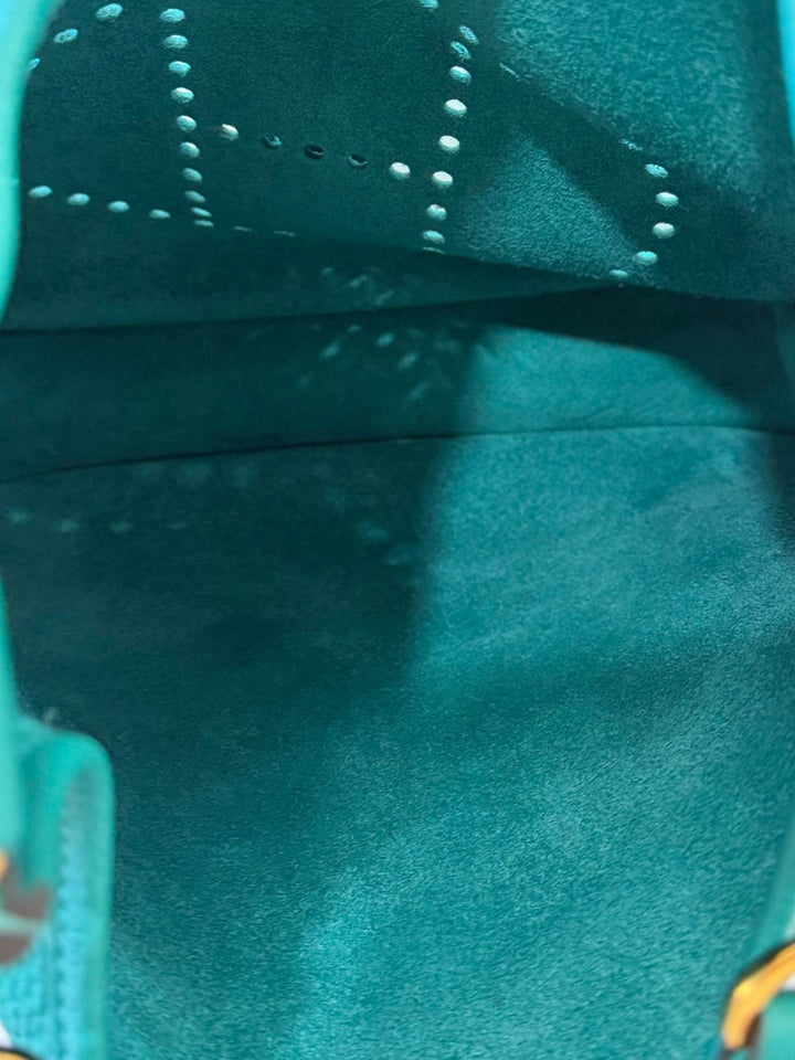 HERMÈS EVELYN 29 III PM MALACHITE EPSOM LEATHER CROSSBODY