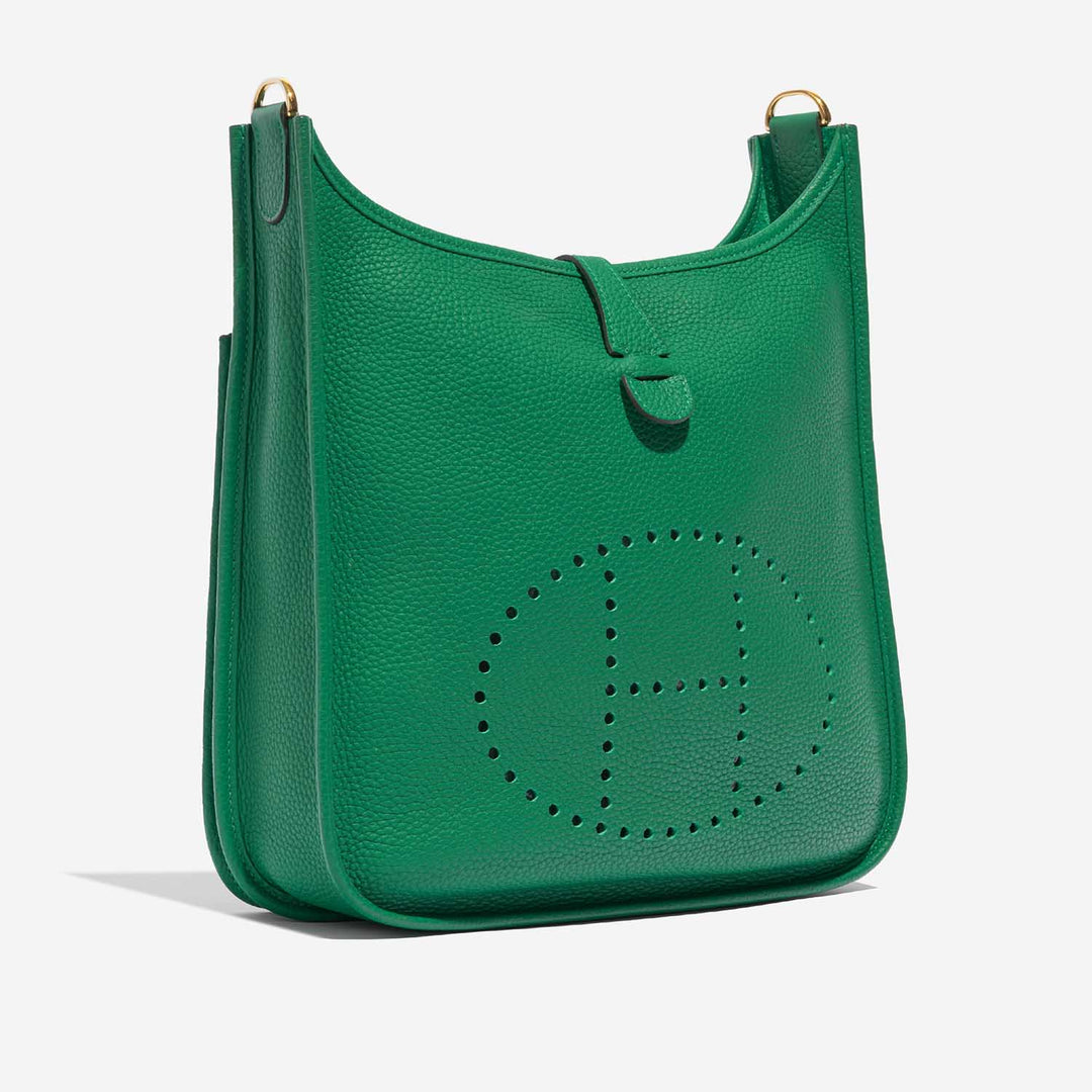 HERMÈS EVELYN 29 III PM MALACHITE EPSOM LEATHER CROSSBODY