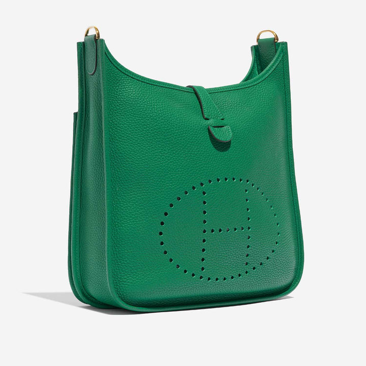 HERMÈS EVELYN 29 III PM MALACHITE EPSOM LEATHER CROSSBODY