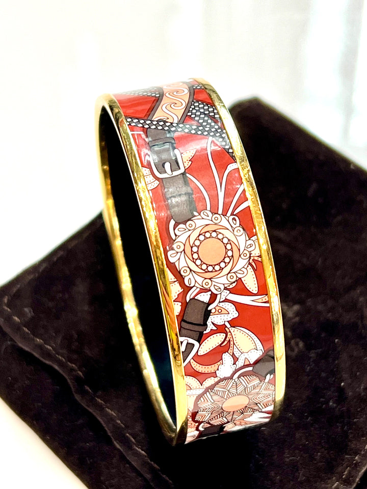 HERMÈS FESTIVAL DES AMAZONES ENAMEL BRACELET