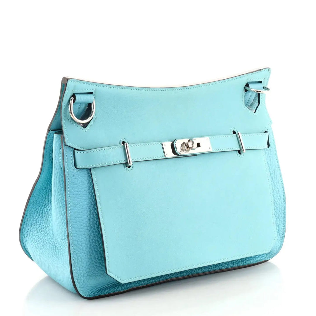 HERMÈS JYPSIERE 28 CLEMENCE &amp; SWIFT LEATHER SHOULDER BAG