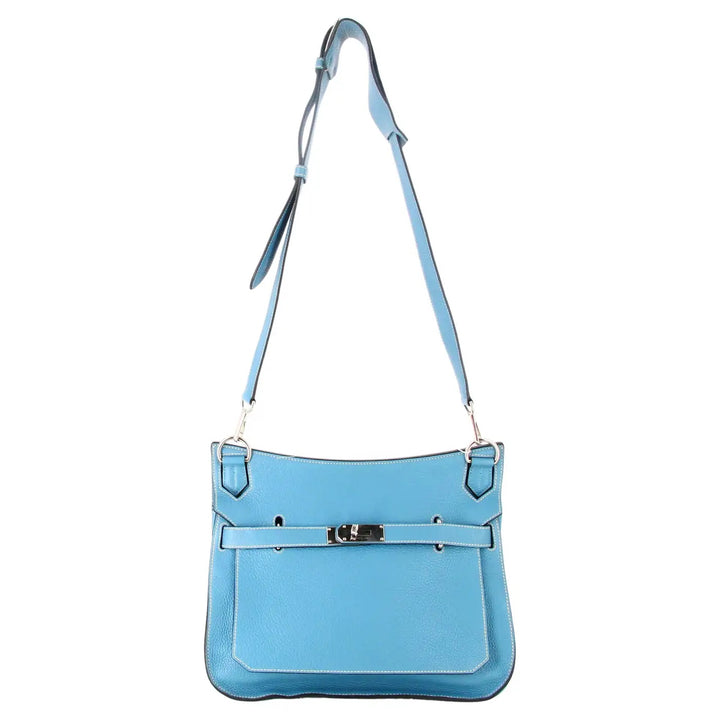 HERMÈS JYPSIERE 28 CLEMENCE &amp; SWIFT LEATHER SHOULDER BAG