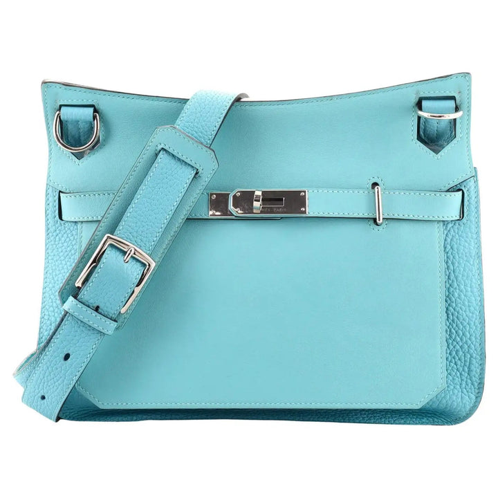 HERMÈS JYPSIERE 28 CLEMENCE &amp; SWIFT LEATHER SHOULDER BAG