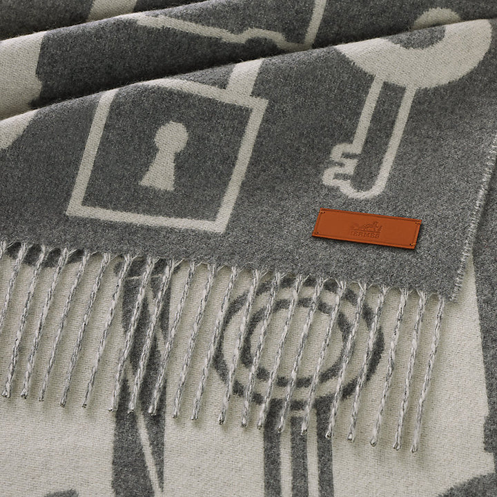 HERMÈS CASAQUE PORTE CLEFS CASHMERE SCARF