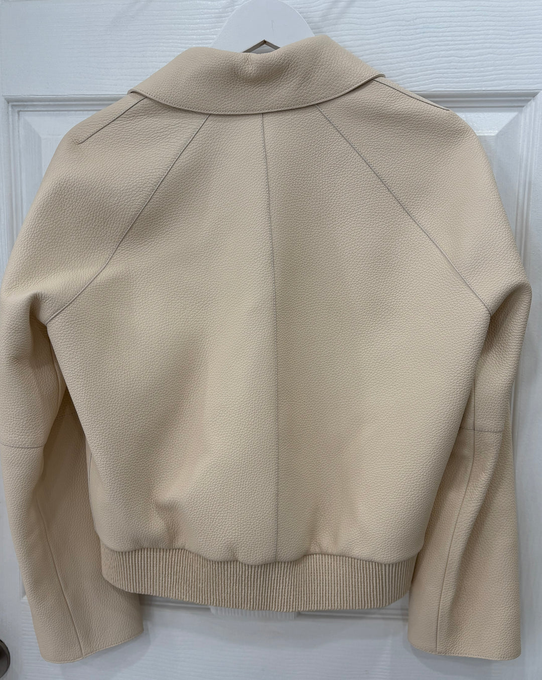 HERMÈS BIKER STYLE LEATHER JACKET