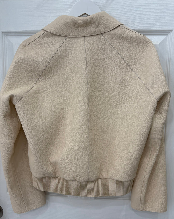 HERMÈS BIKER STYLE LEATHER JACKET