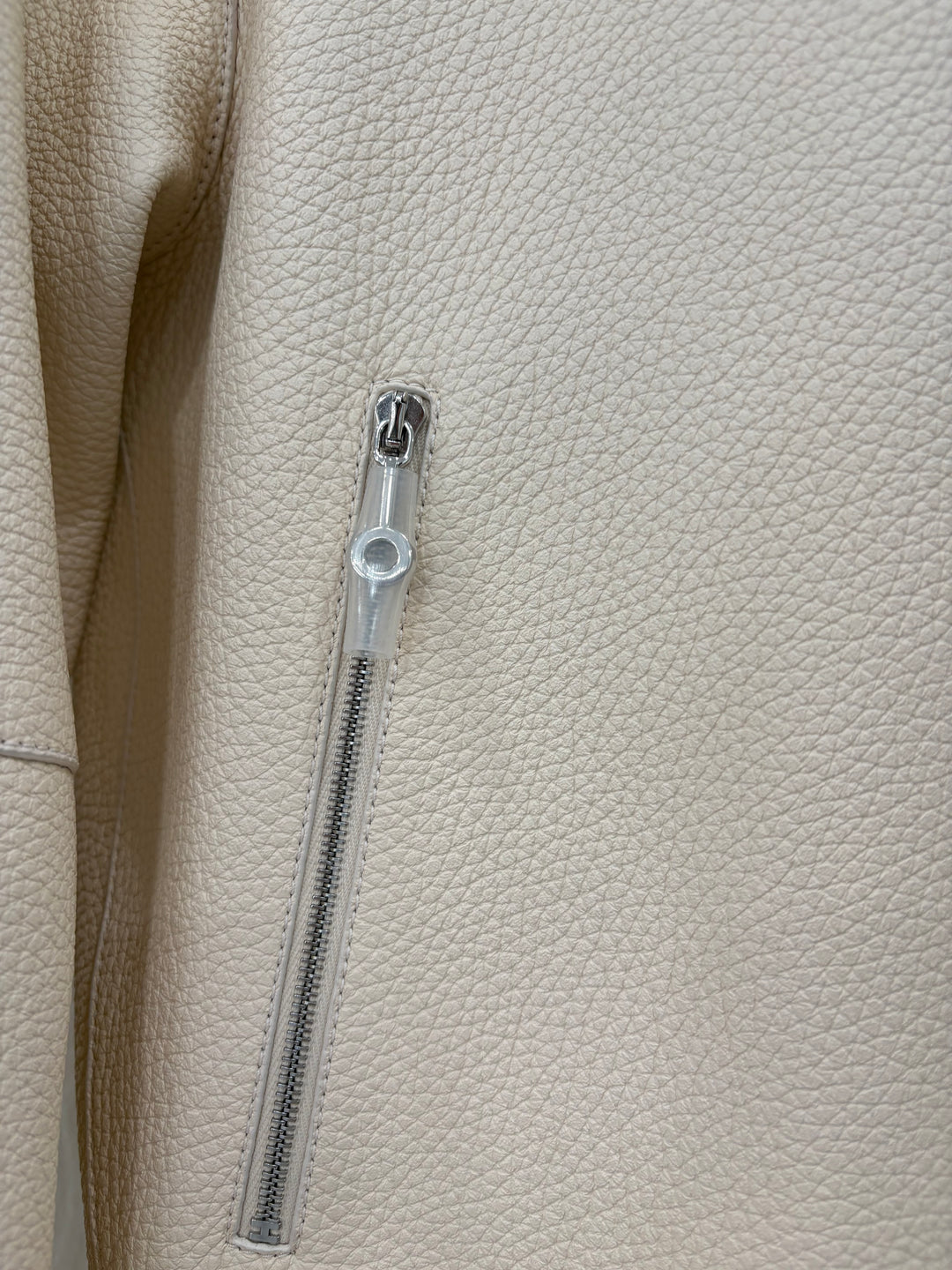 HERMÈS BIKER STYLE LEATHER JACKET
