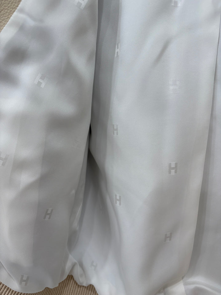 HERMÈS BIKER STYLE LEATHER JACKET