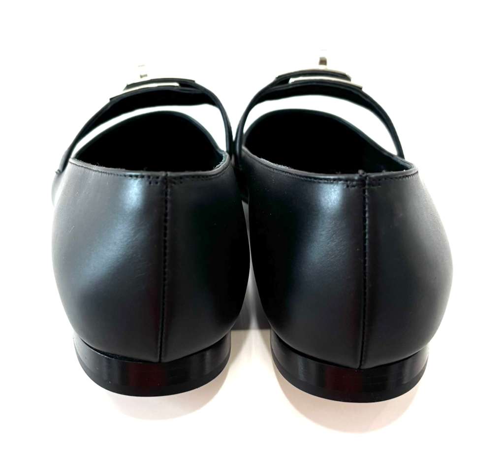 HERMÈS NAPPA LEATHER KELLY BALLET FLATS