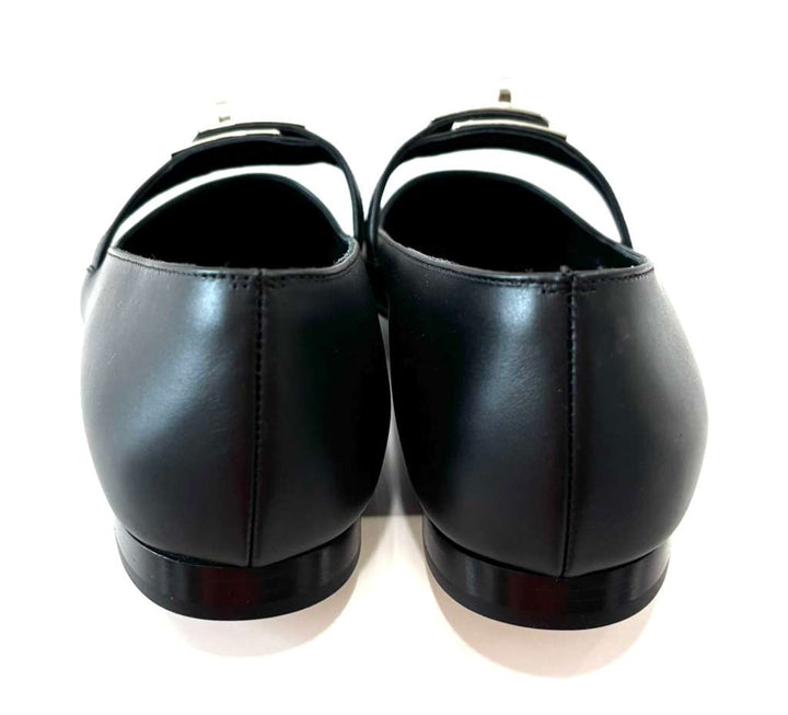 HERMÈS NAPPA LEATHER KELLY BALLET FLATS