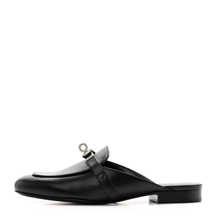 HERMÈS KELLY OZ CALFSKIN LEATHER MULES