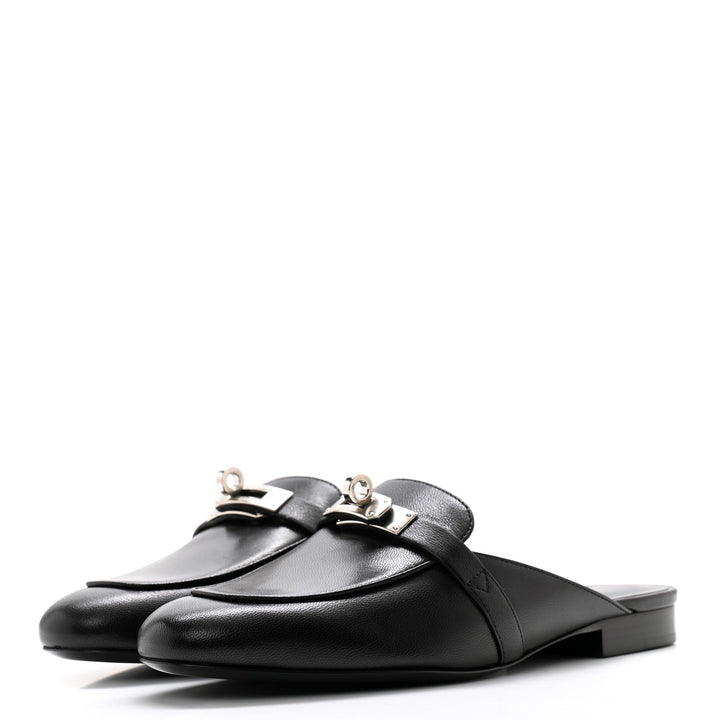 HERMÈS KELLY OZ CALFSKIN LEATHER MULES