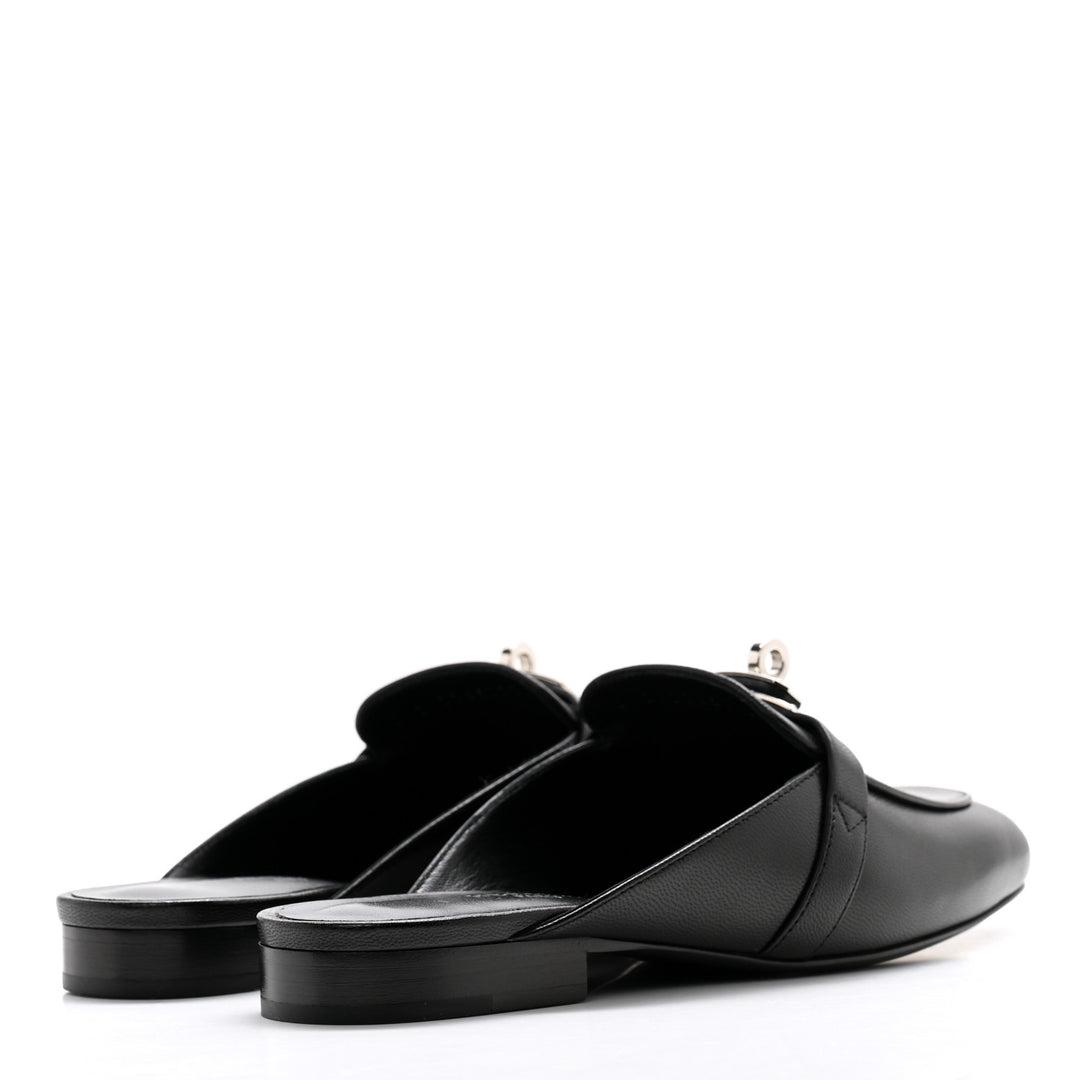 HERMÈS KELLY OZ CALFSKIN LEATHER MULES