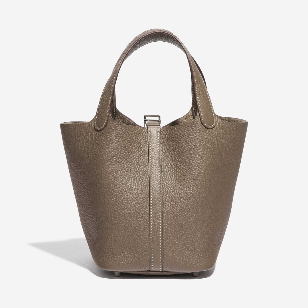 HERMÈS TAURILLON CLÉMENCE LEATHER PICOTIN LOCK 18 HANDBAG