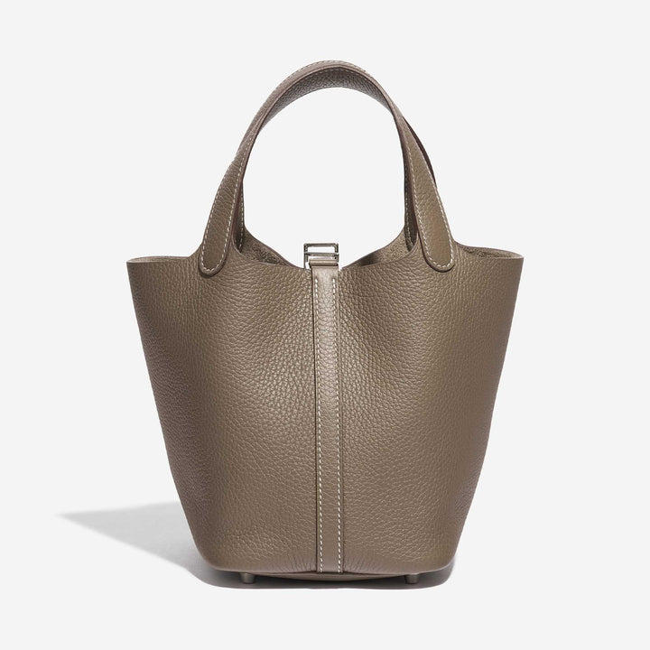 HERMÈS TAURILLON CLÉMENCE LEATHER PICOTIN LOCK 18 HANDBAG