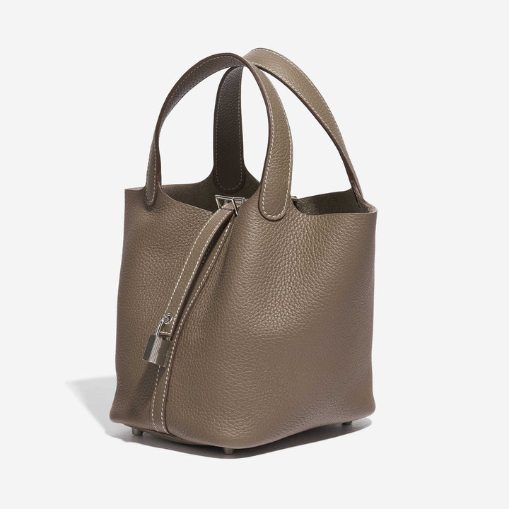 HERMÈS TAURILLON CLÉMENCE LEATHER PICOTIN LOCK 18 HANDBAG