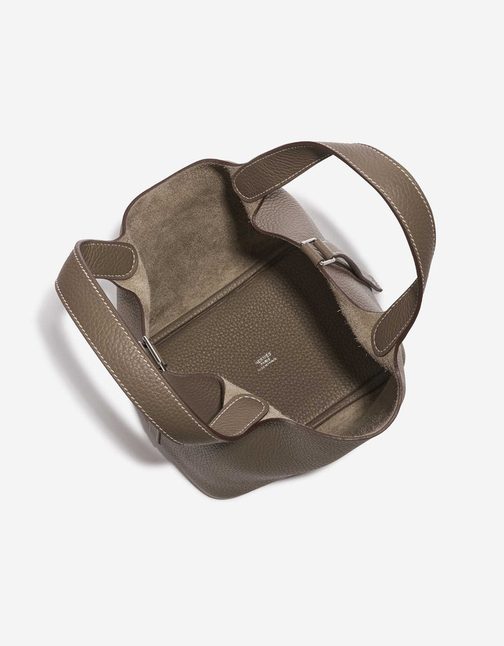 HERMÈS TAURILLON CLÉMENCE LEATHER PICOTIN LOCK 18 HANDBAG