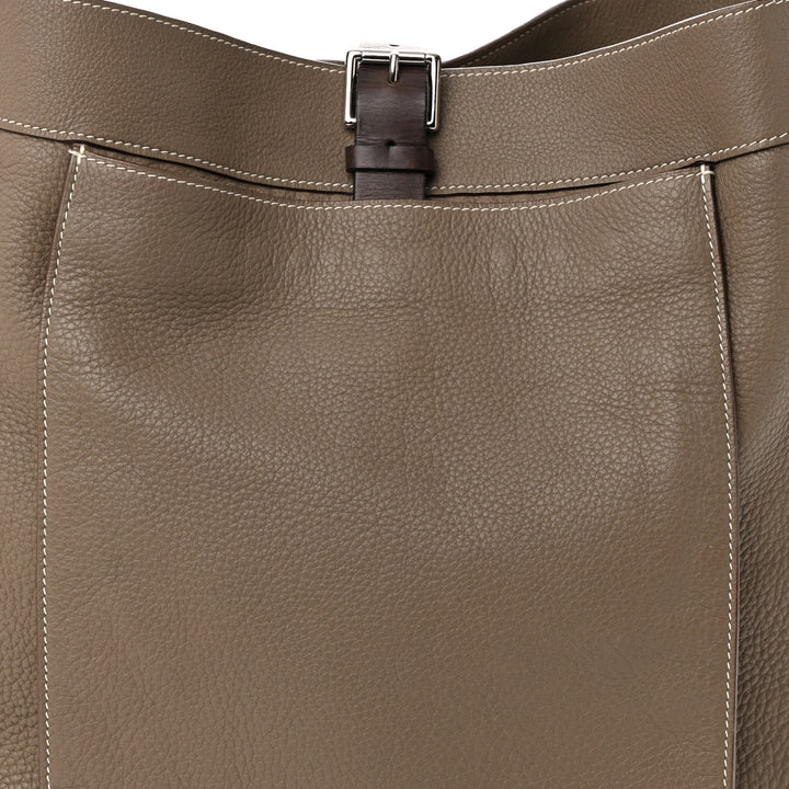 HERMÈS TAURILLON CLEMENCE LEATHER MARWARI GM TOTE BAG