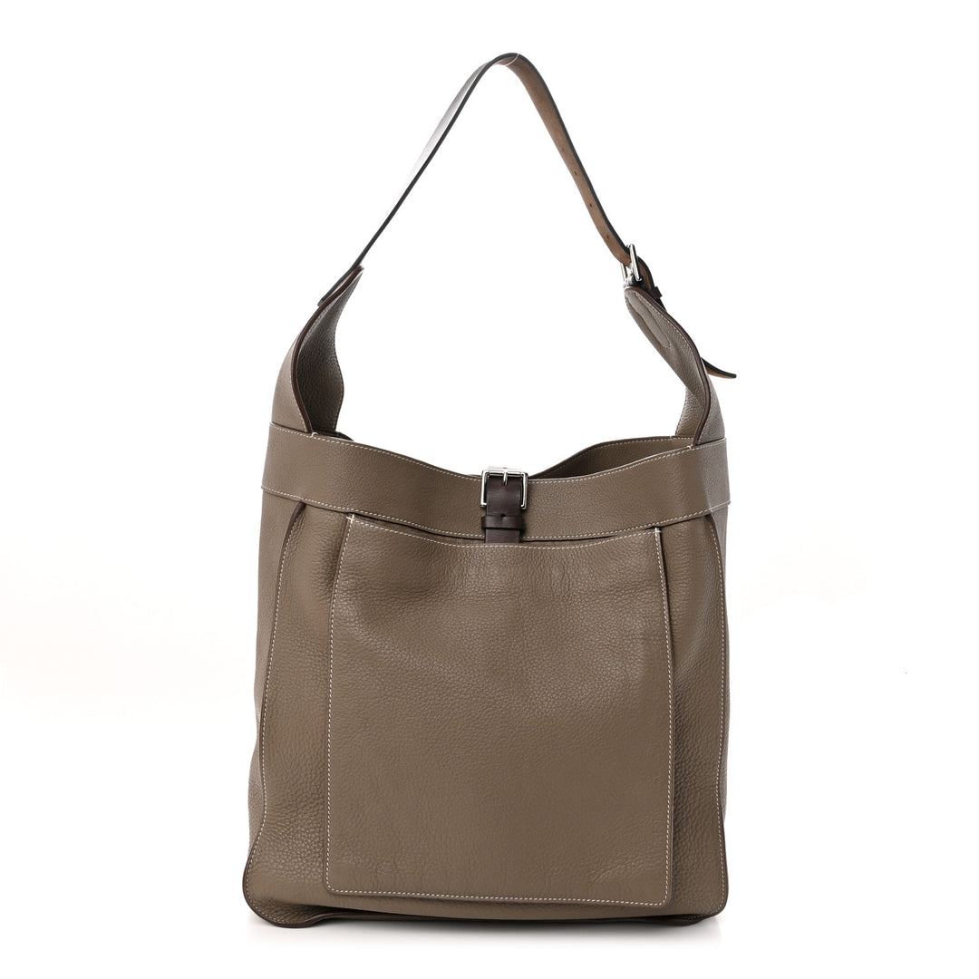 HERMÈS TAURILLON CLEMENCE LEATHER MARWARI GM TOTE BAG