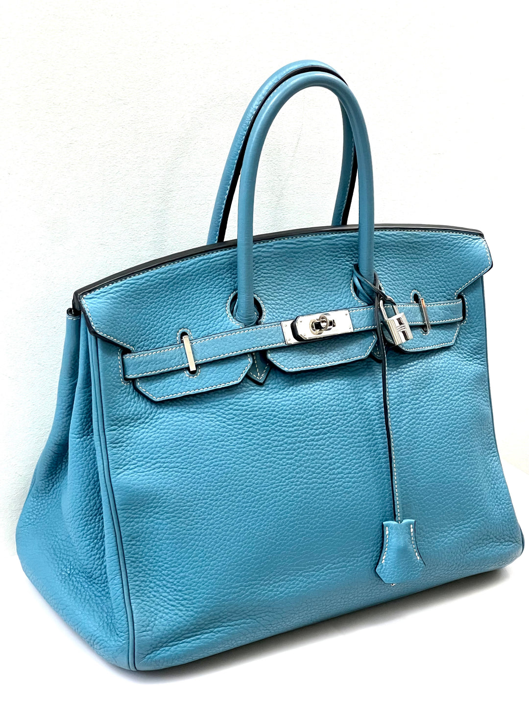 HERMÈS TOGO BIRKIN 35 IN BLUE JEAN-HS