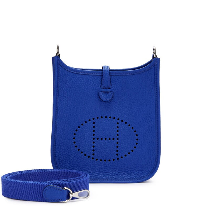 HERMÈS EVELYNE TPM TAURILLON CLEMENCE LEATHER CROSSBODY BAG