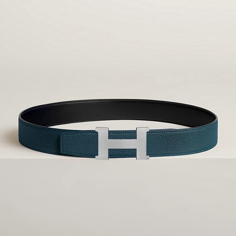 HERMÈS CONSTANCE H BUCKLE REVERSIBLE CALFSKIN LEATHER BELT