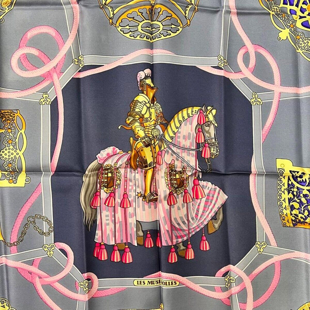 HERMÈS LES MUSEROLLES SILK SCARF