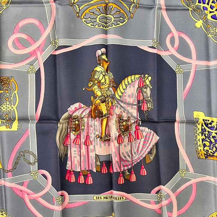 HERMÈS LES MUSEROLLES SILK SCARF
