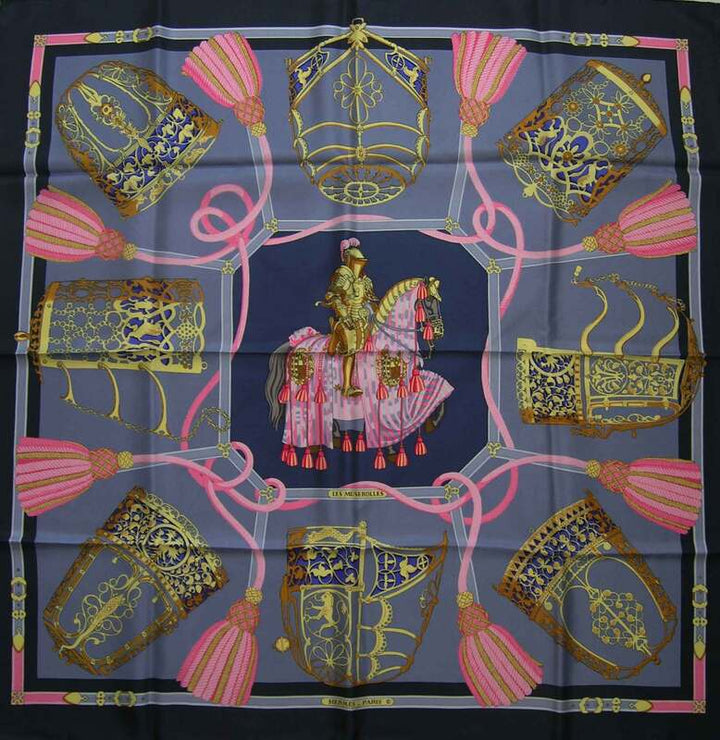 HERMÈS LES MUSEROLLES SILK SCARF