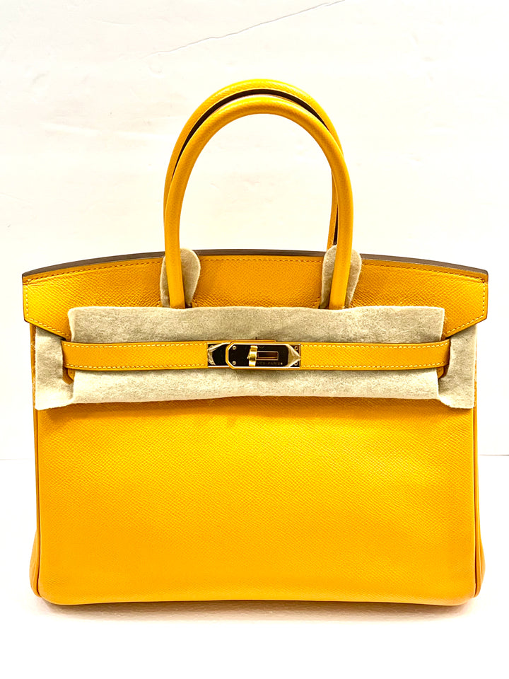 HERMÈS BIRKIN 30 EPSOM LEATHER MARIGOLD