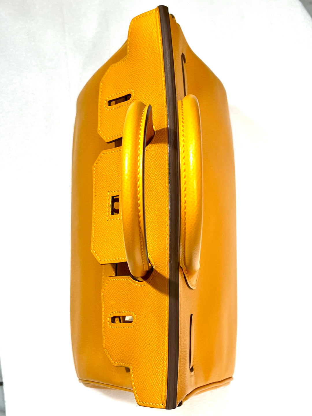 HERMÈS BIRKIN 30 EPSOM LEATHER MARIGOLD