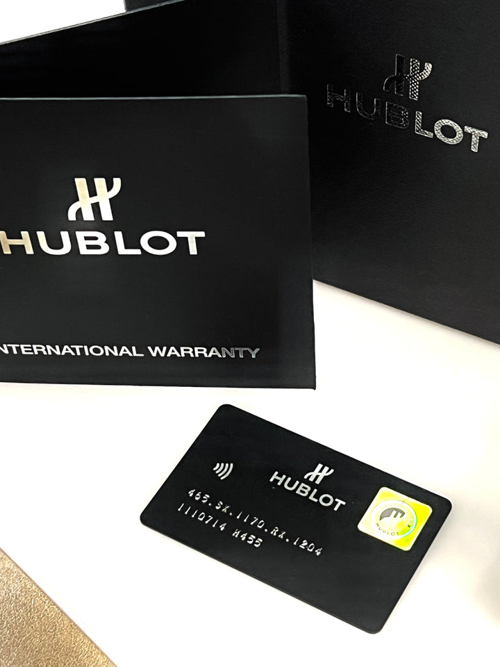 HUBLOT BIG BANG ONE CLICK STEEL DIAMONDS 39MM WATCH