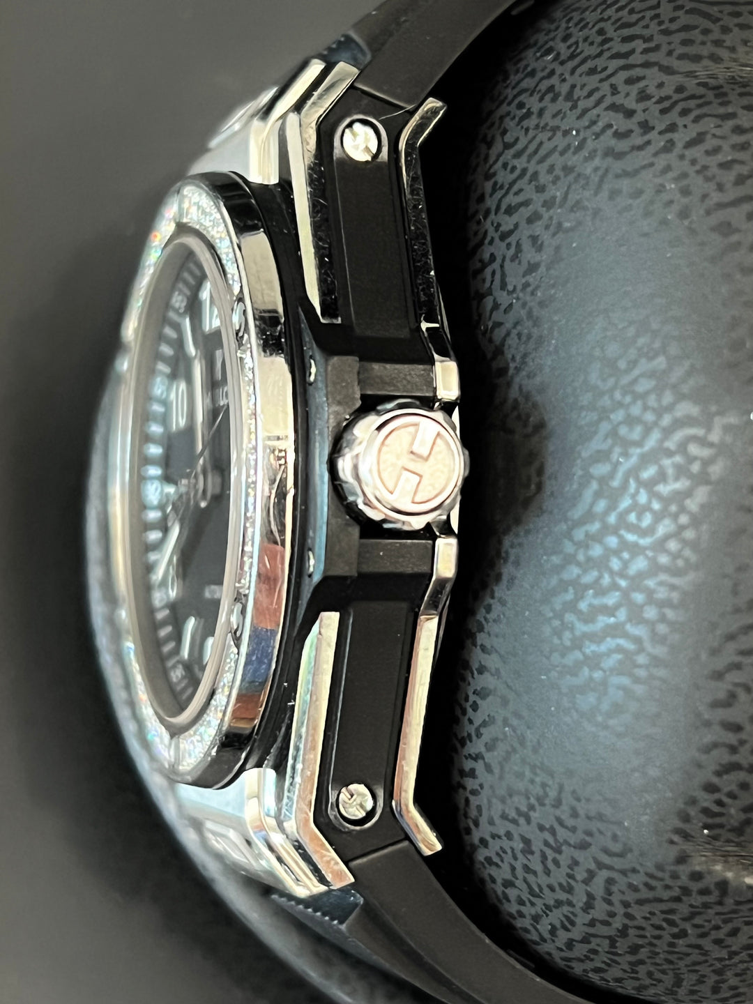 HUBLOT BIG BANG ONE CLICK STEEL DIAMONDS 39MM WATCH