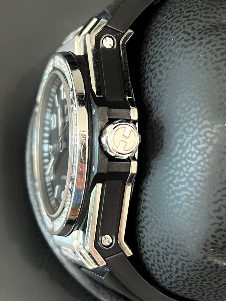 HUBLOT BIG BANG ONE CLICK STEEL DIAMONDS 39MM WATCH