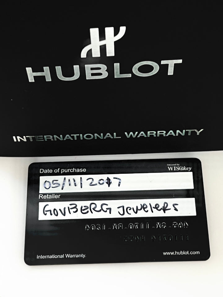 HUBLOT BIG BANG ONE CLICK STEEL DIAMONDS 39MM WATCH